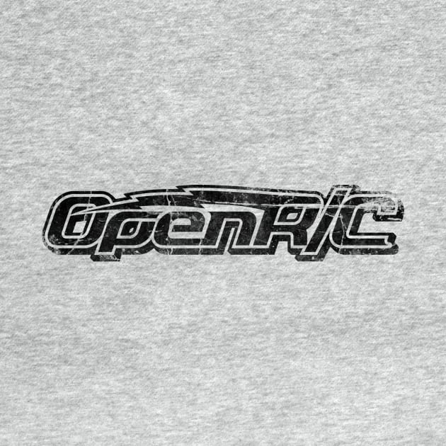 OpenRC black "worn" T-Shirt by DanielNoree